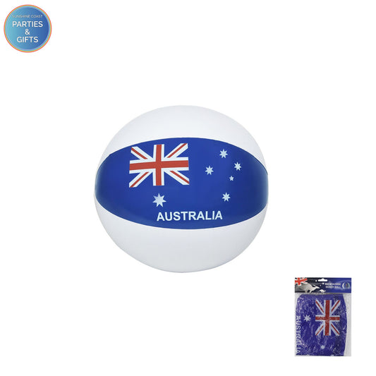 INFLATABLE AUSSIE BEACH BALL - 40CM