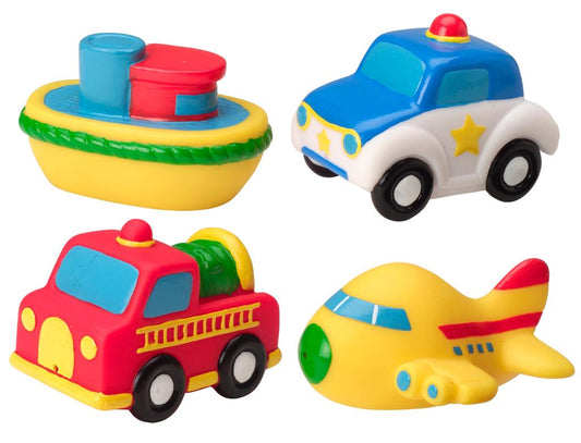 ALEX BATH TOYS - RUB A DUB SQUIRTERS FOR THE TUB - VEHICLES