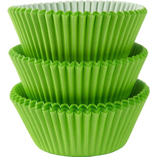 KIWI GREEN CUPCAKE BAKING CUPS - PACK OF 75