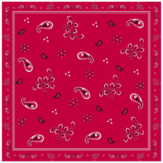 WESTERN BANDANA LUNCH NAPKINS - PACK OF 16