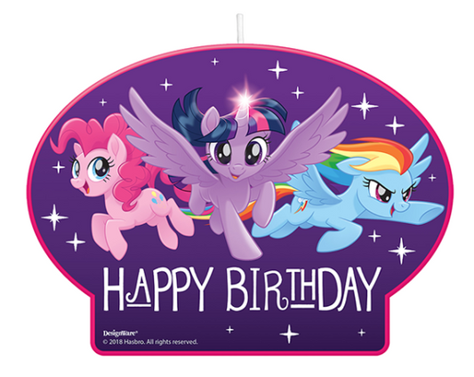 MY LITTLE PONY HAPPY BIRTHDAY CANDLE