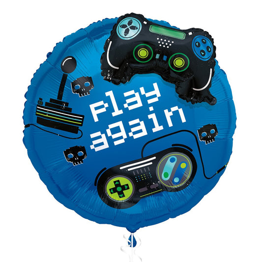 GAMER JUMBO FOIL BALLOON - 63.5CM