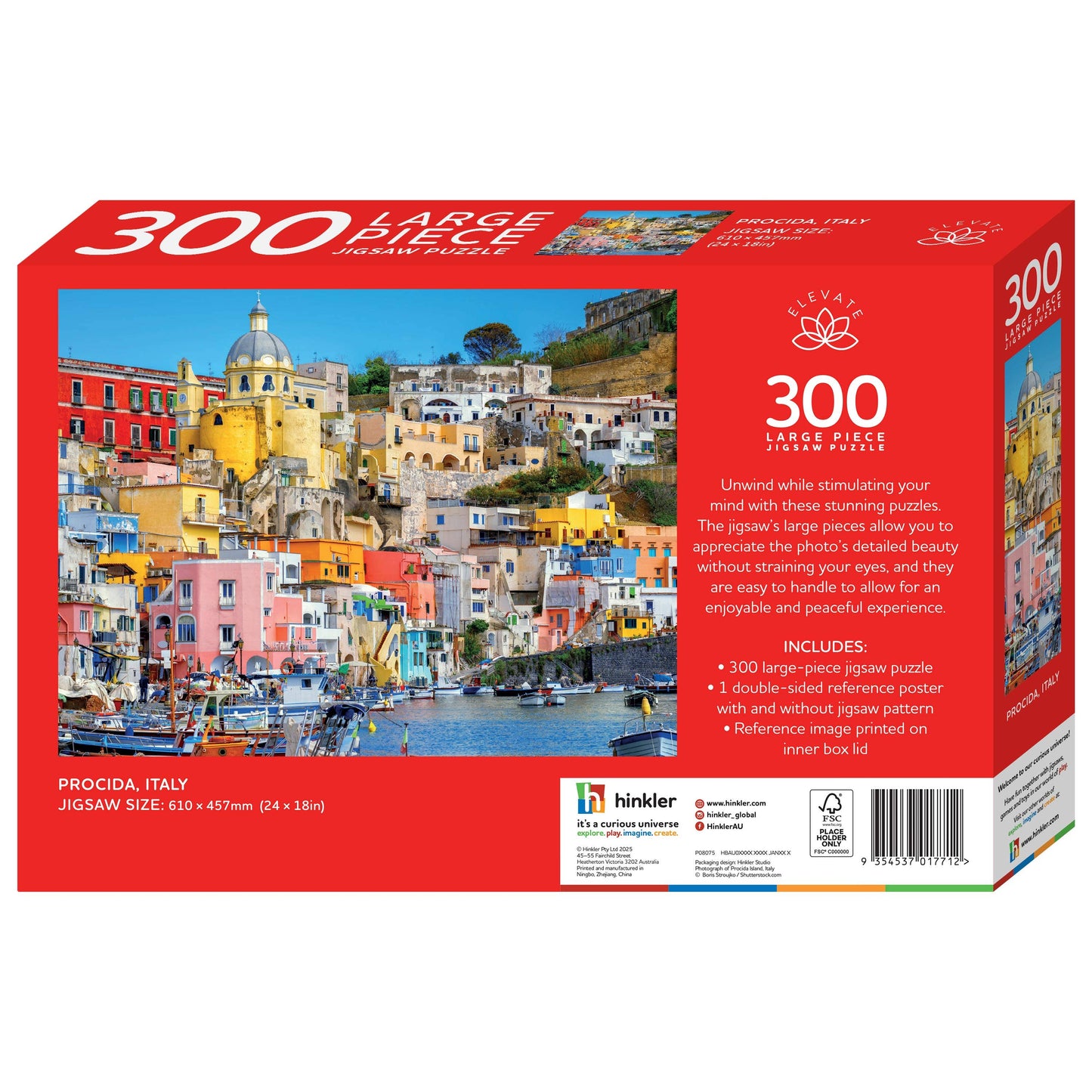 HINKLER ELEVATE 300 PIECE JIGSAW PUZZLE - PROCIDA ITALY