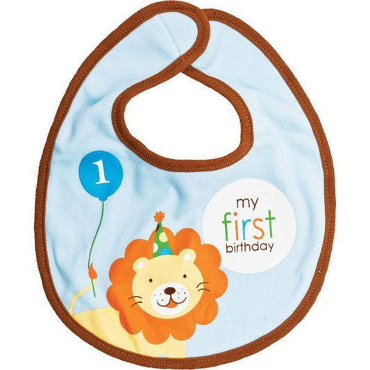 SWEET AT ONE 1ST BIRTHDAY FABRIC BIB