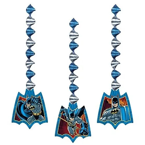 BATMAN HEROES AND VILLAINS 3 HANGING DECORATIONS - 3 PACK