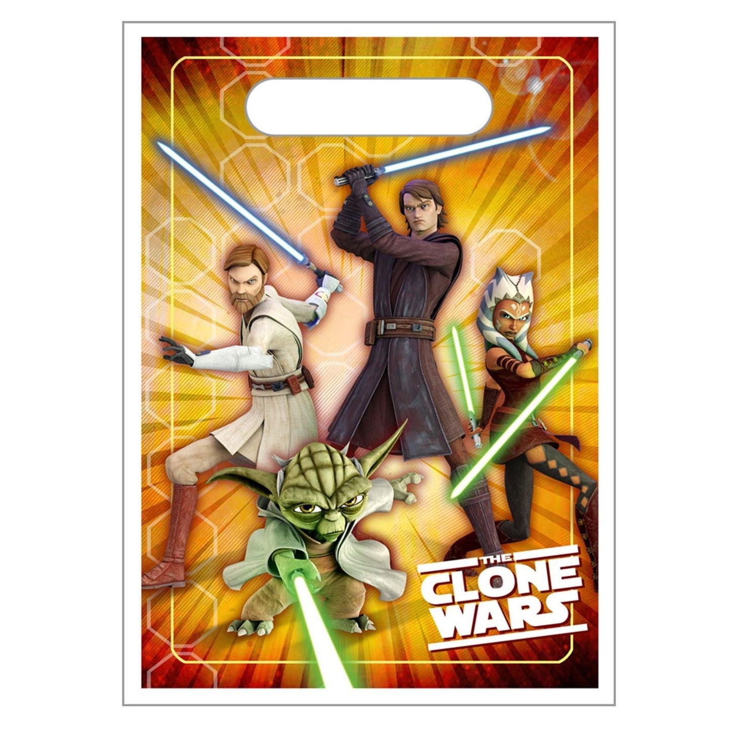 STAR WARS CLONE WARS LOOT BAGS - PACK OF 8