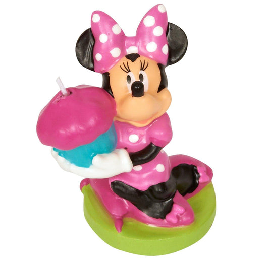 MINNIE MOUSE CUPCAKE BIRTHDAY CANDLE