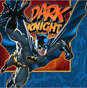 BATMAN HEROES AND VILLAINS LUNCH NAPKINS - PACK OF 16