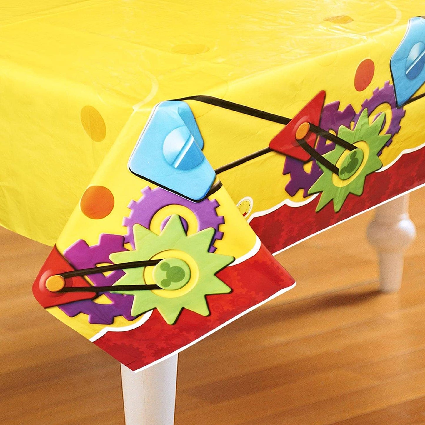 MICKEY MOUSE PLAYTIME PLASTIC TABLECOVER 137CM x 244CM