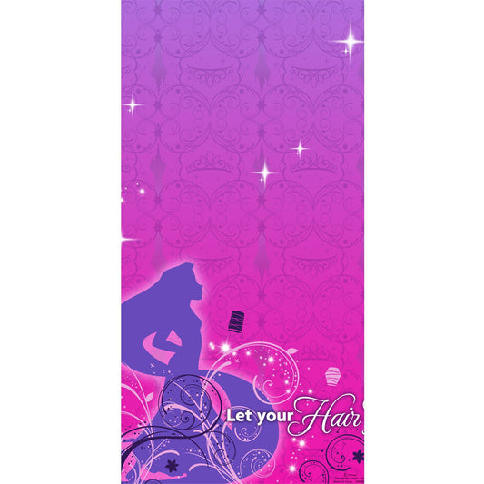 DISNEY TANGLED SPARKLE PLASTIC TABLECOVER 137CM x 244CM