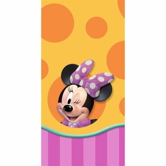 MINNIE MOUSE BOW-TIQUE PLASTIC TABLECOVER 137CM x 244CM