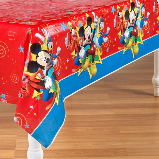 MICKEY MOUSE CLUBHOUSE PLASTIC TABLECOVER 137CM x 244CM