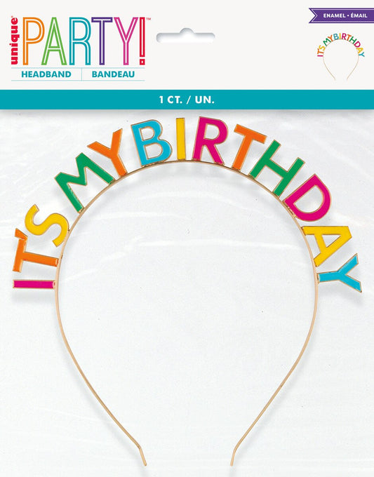 PARTY FAVOURS - IT'S MY BIRTHDAY HEADBAND