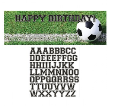 SPORTS FANATIC SOCCER GIANT PARTY BANNER
