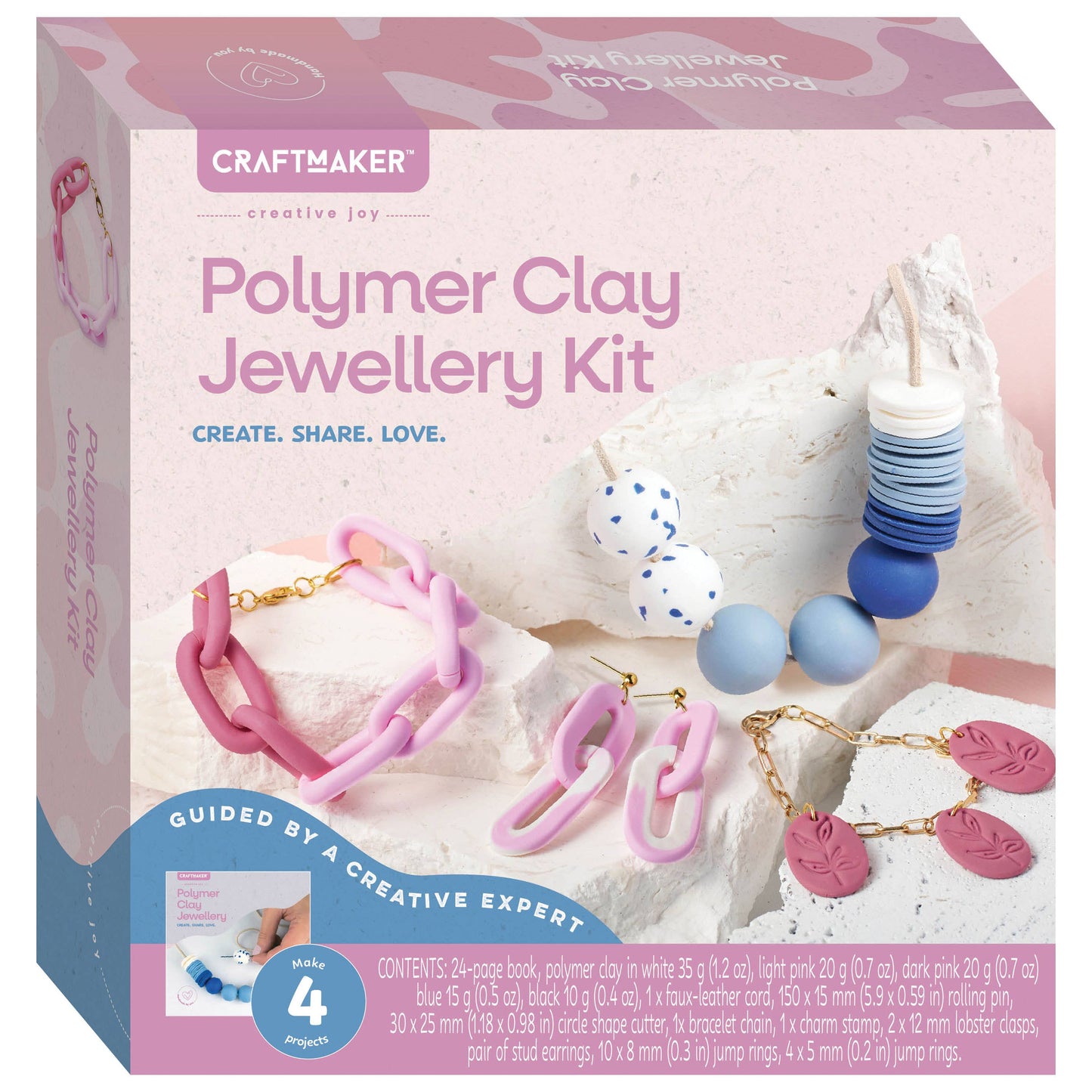 CRAFTMAKER POLYMER CLAY JEWELLERY KIT