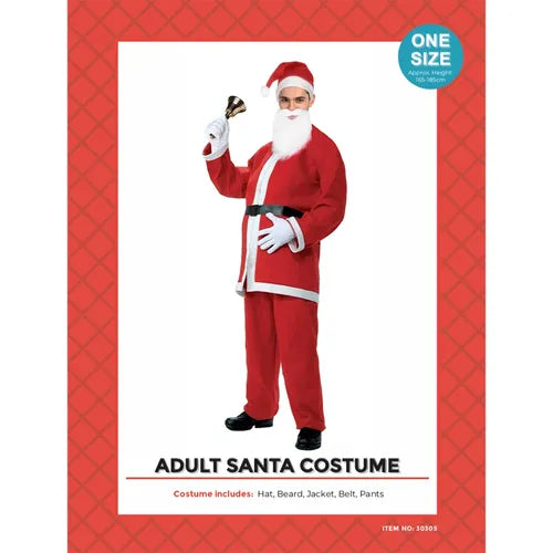ADULT SANTA COSTUME