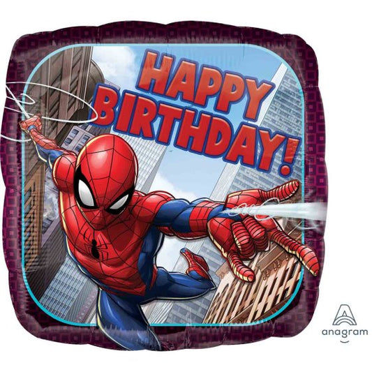 MARVEL SPIDERMAN HAPPY BIRTHDAY 43CM FOIL BALLOON