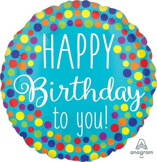 HAPPY BIRTHDAY TO YOU 43CM FOIL BALLOON