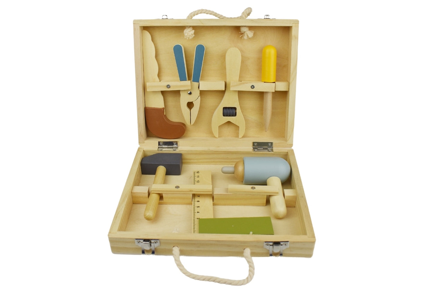 KAPER KIDZ WOODEN KIDS TOOL BOX