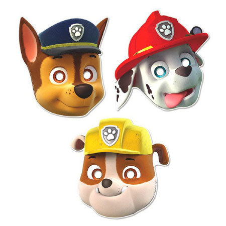 PAW PATROL PAPER MASKS - 8 PACK