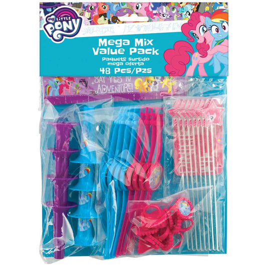 MY LITTLE PONY MEGA VALUE FAVOUR PACK - 48 PARTY FAVORS