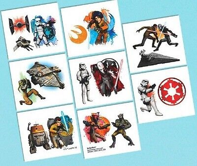 STAR WARS REBELS TEMPORARY TATTOOS - PACK OF 16