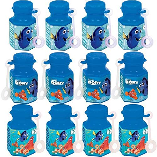 FINDING DORY MINI BUBBLES FAVOURS - 12 PACK