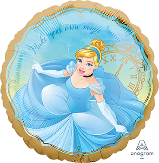 DISNEY PRINCESS CINDERELLA ONCE UPON A TIME FOIL BALLOON - 43CM