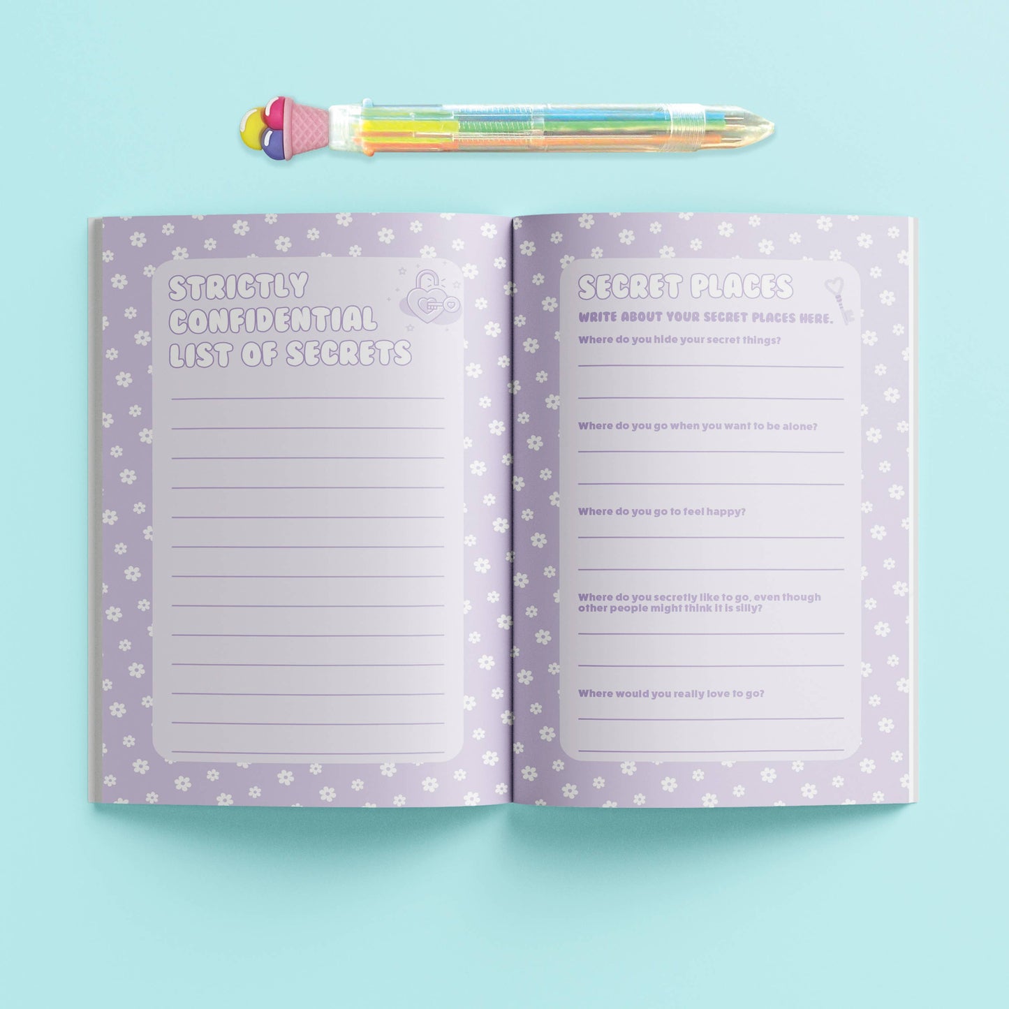 HINKLER UNICORN SECRET SCENTED JOURNAL KIT