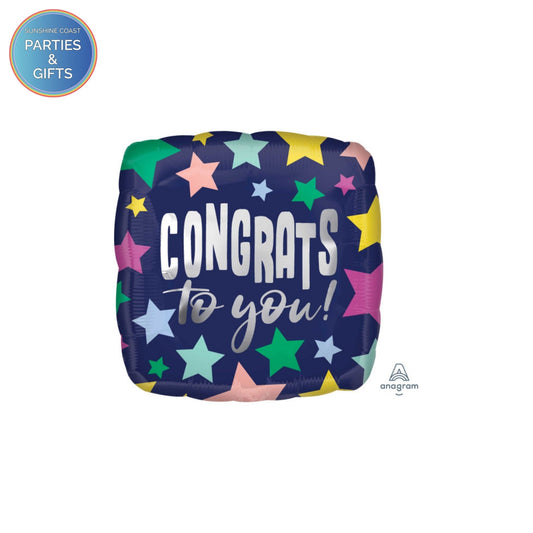 CONGRATS TO YOU! FOIL BALLOON - 45CM