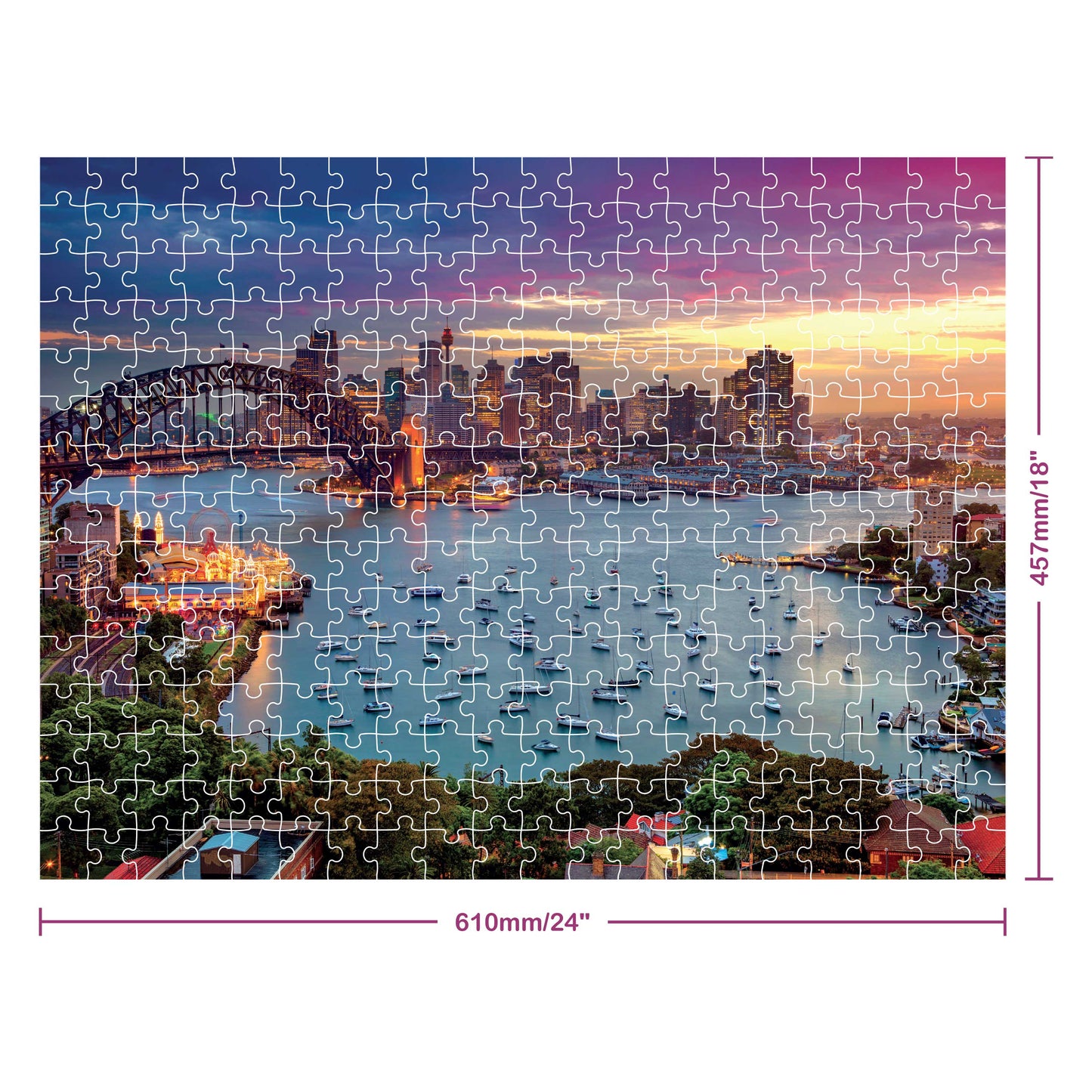 HINKLER ELEVATE 300 PIECE JIGSAW PUZZLE - SYDNEY HARBOUR AUSTRALIA