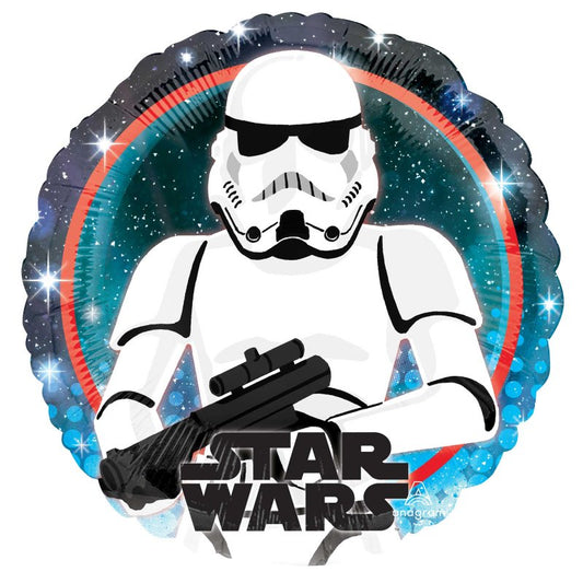 STAR WARS GALAXY STORMTROOPER FOIL BALLOON - 43CM