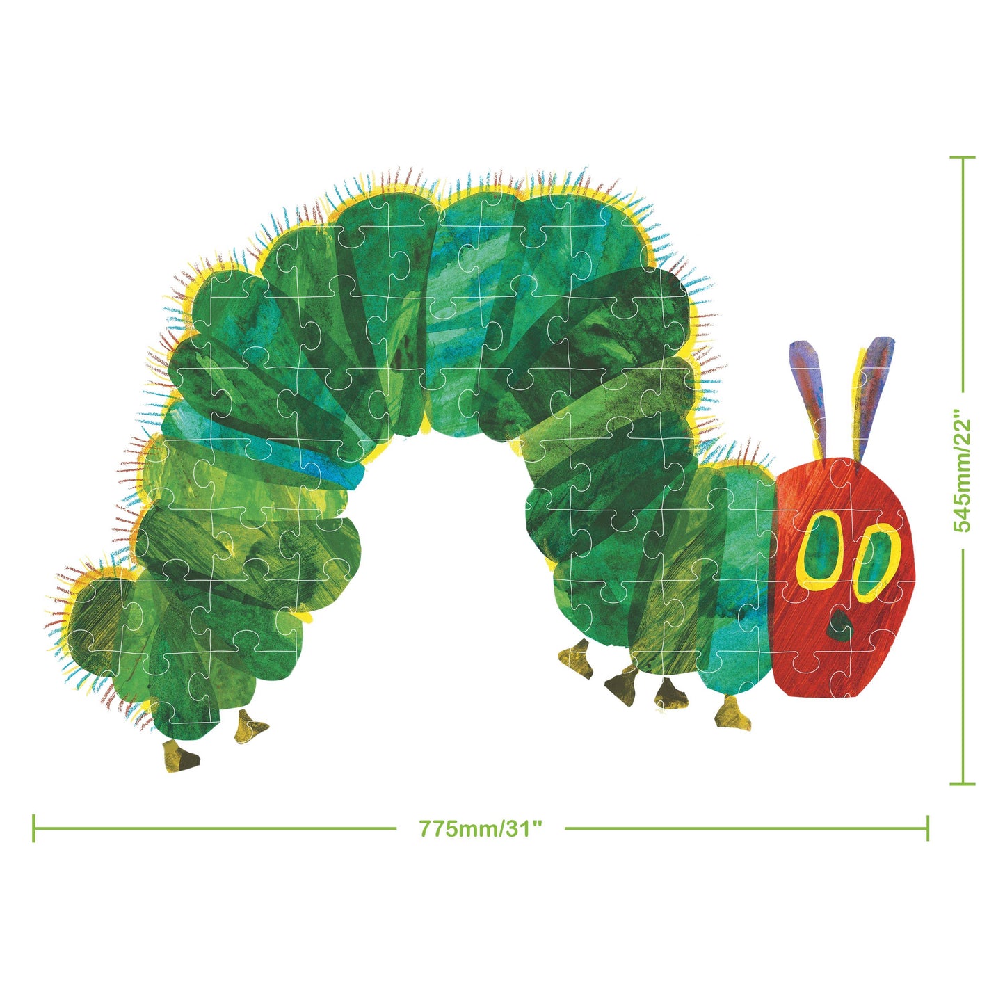 HINKLER SHAPED FLOOR HUNGRY CATERPILLAR PUZZLE