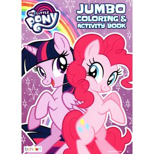 KIDS 80 PAGE COLOURING & ACTIVITY BOOK - MY LITTLE PONY