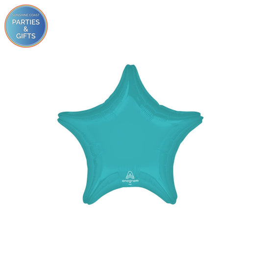 VIBRANT BLUE STAR FOIL BALLOON - 48CM
