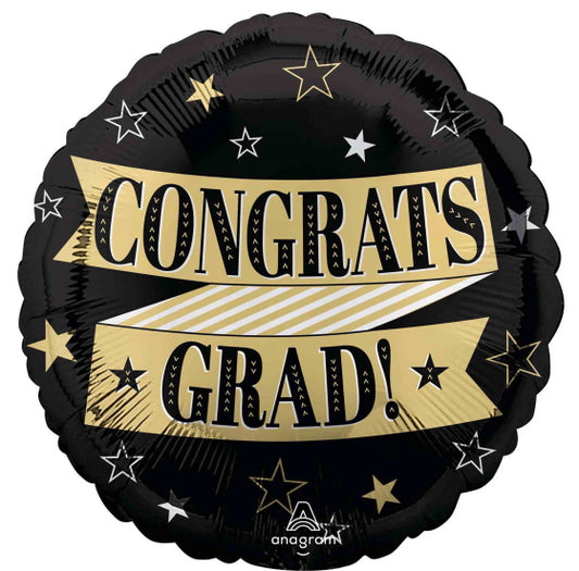 CONGRATS TO THE GRAD FOIL BALLOON - 45CM