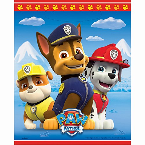 PAW PATROL LOOT BAGS - PACK OF 8