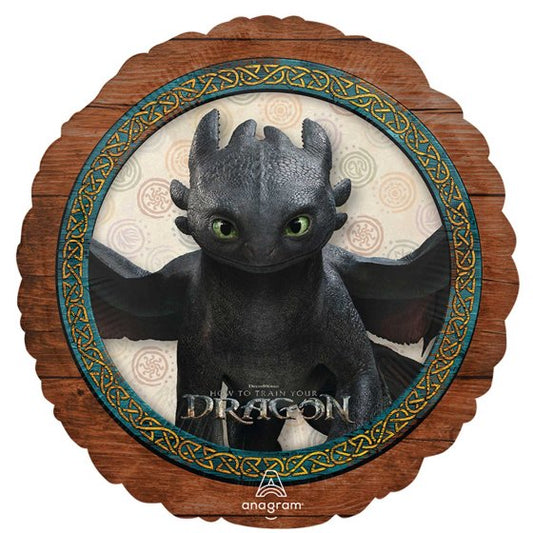 HOW TO TRAIN YOUR DRAGON TOOTHLESS FOIL BALLOON - 43CM