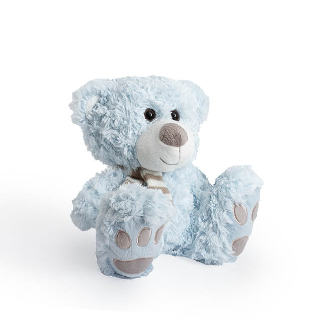 ELLIOT TEDDY BEAR BABY BLUE - 23CM