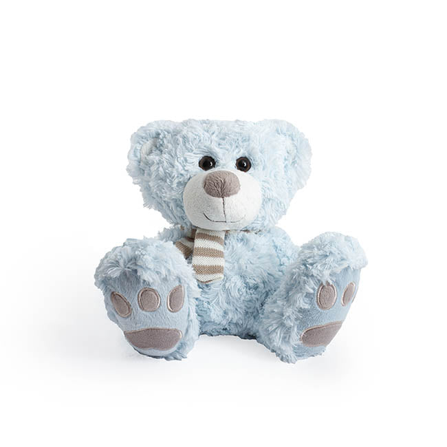 ELLIOT TEDDY BEAR BABY BLUE - 23CM