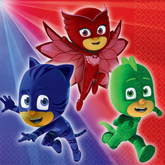 PJ MASKS LUNCH NAPKINS - PACK OF 16