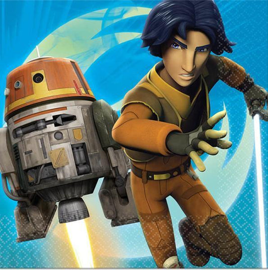 STAR WARS REBELS LUNCH NAPKINS - PACK OF 16