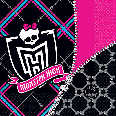 MONSTER HIGH LUNCH NAPKINS - PACK OF 16