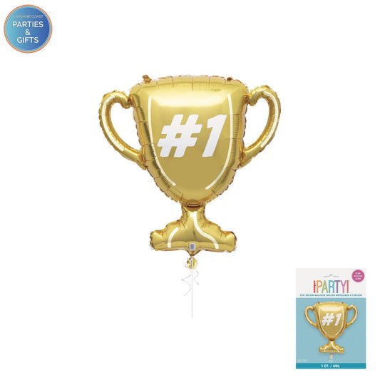 GOLD TROPHY JUMBO FOIL BALLOON - 53.3CM