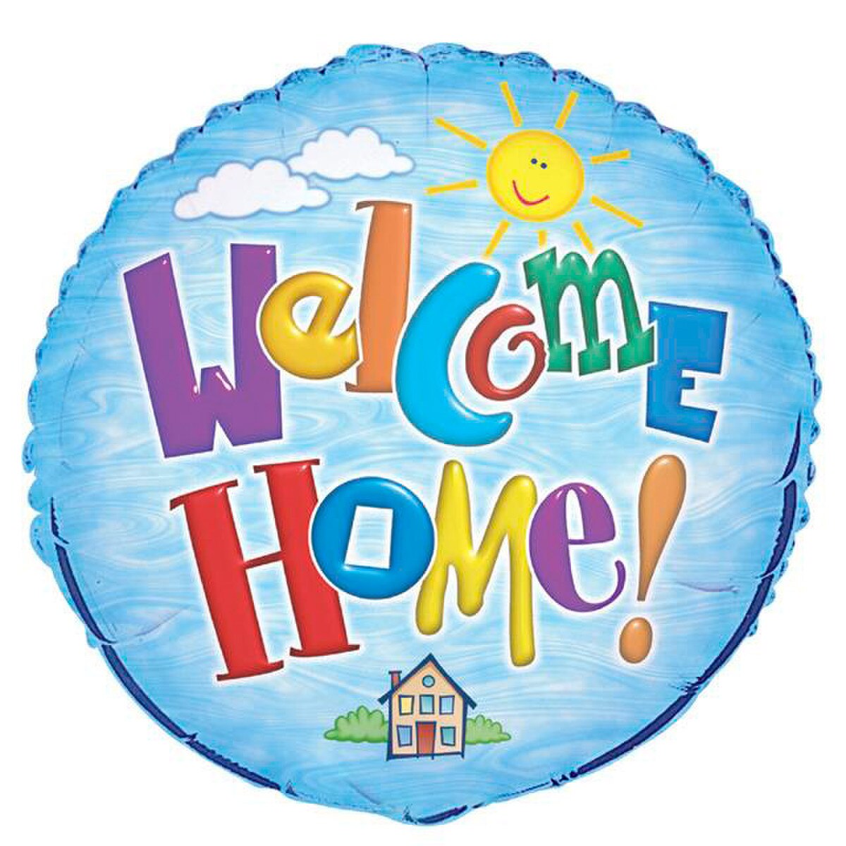WELCOME HOME CUTE FOIL BALLOON - 45.7CM
