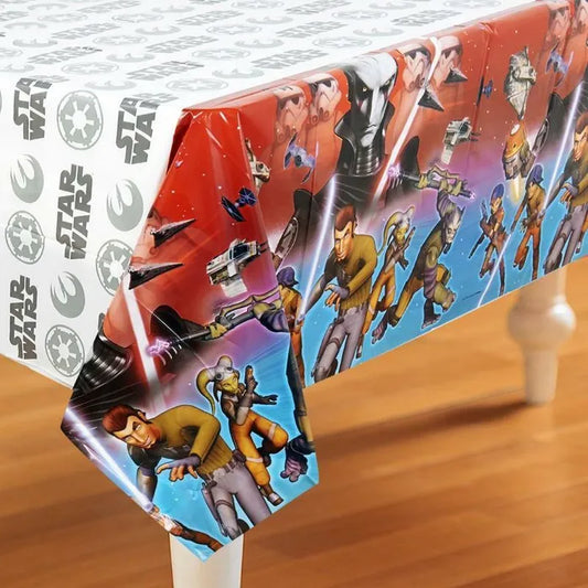 STAR WARS REBELS PLASTIC TABLECOVER 137CM X 243CM
