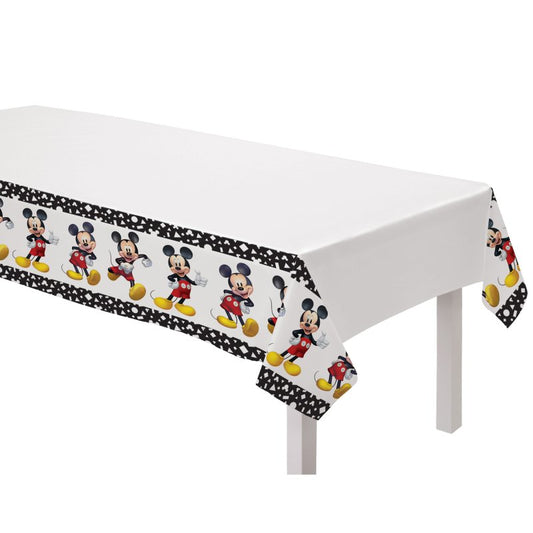 MICKEY MOUSE PLASTIC TABLECOVER 132CM x 243.8CM