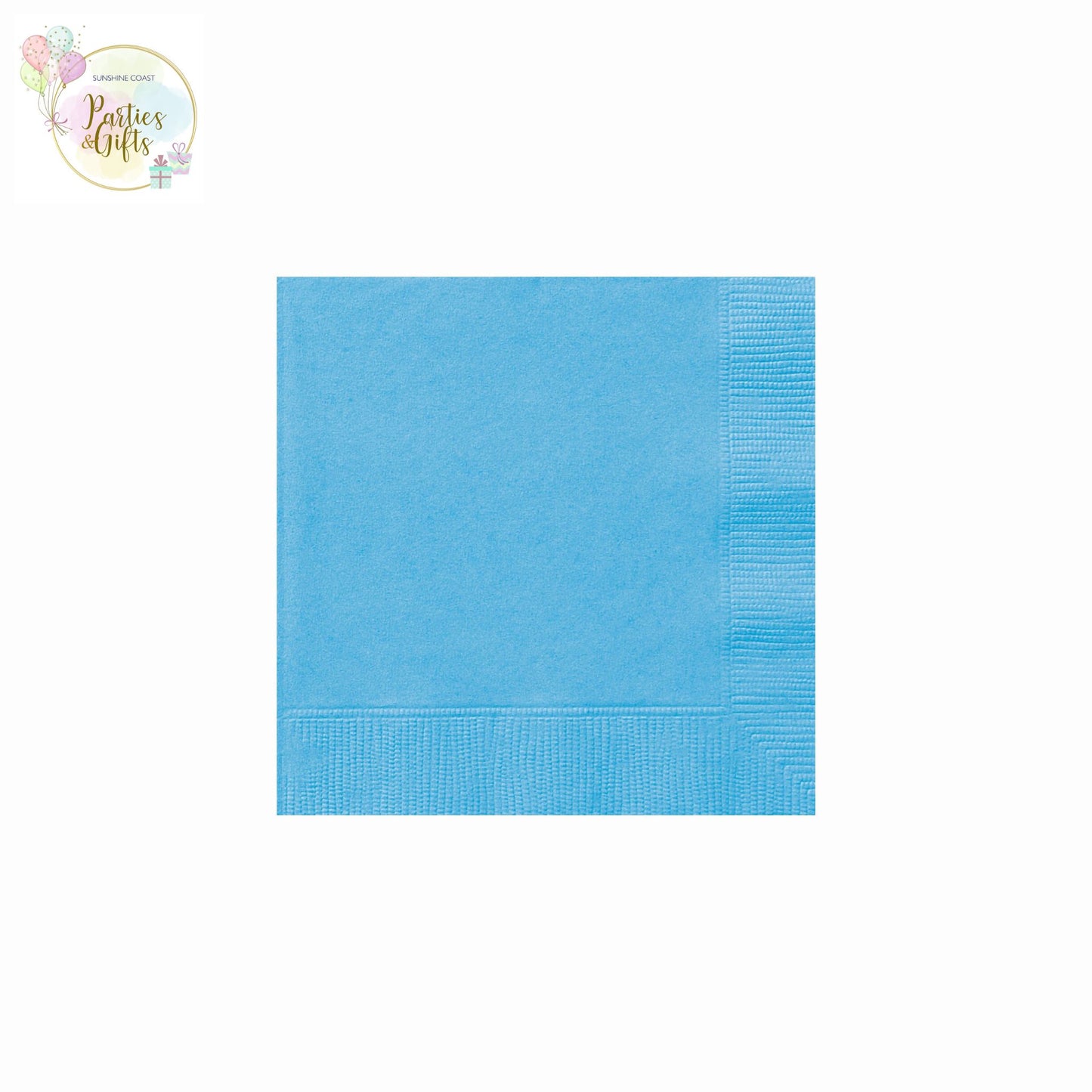 POWDER BLUE LUNCH NAPKINS - PACK OF 20