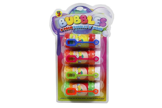 BUBBLES N WANDS SET - PACK OF 4