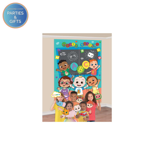 COCOMELON SCENE SETTERS - 4 PIECE SET WITH 12 PHOTO PROPS